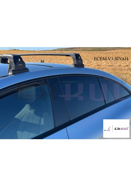 Mercedes C Class Sedan 2007-2014 Ecem V3 Gri Fıx Poınt Ara Atkı