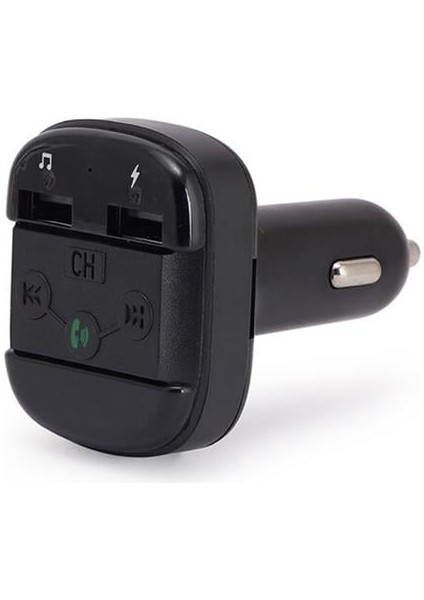 HL-19681 X12 Handsfree Çift Usb/sd/bluetooth 12-24 Volt Fm Transmitter
