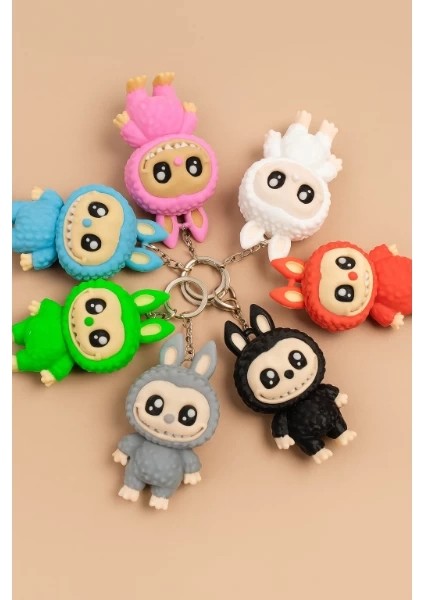 Labubu Figürlü Anahtarlık