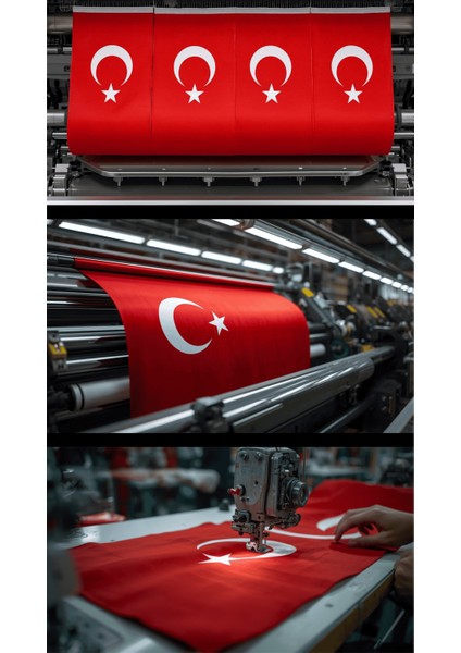 Türk Bayrağı Alpaka 1. Sınıf Kumaş 100X150 cm 140 G/m² 1 Adet - Tören Kullanıma Uygun fiyatları