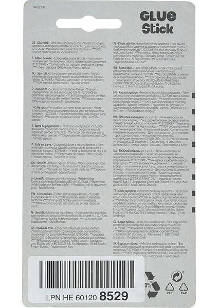 Ecolutions Yapışkan, 8 G, Çeşitli Renklerde, 5 Adet fiyatları