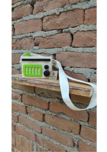 Yeşil Doğal Ahşap Retro Dekoratif Radyo ve Çocuk Oyuncağı fırsatları