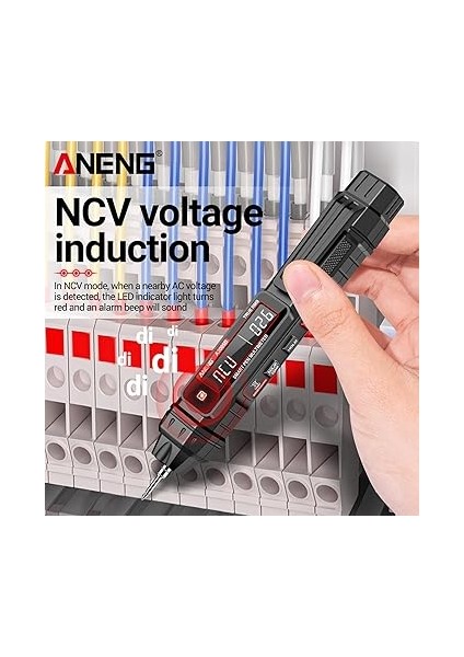 A3005A/B Dijital Akıllı Profesyonel Multimetre Sensörü Kalem Faz Sırası Test Cihazı Ac Voltaj Ölçer Temassız Voltmetre Elektrikli Alet fırsatları