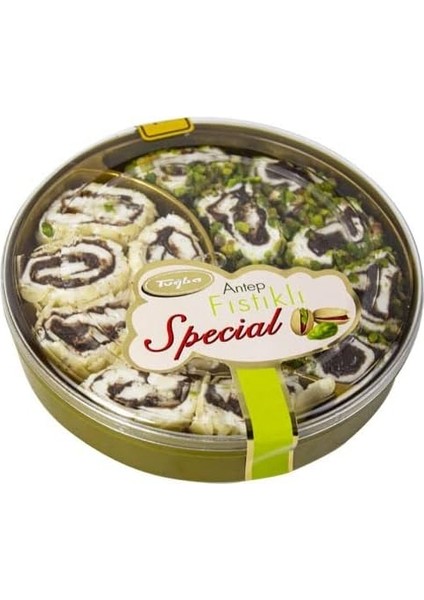 Tuğba Kuruyemiş Bol Antep Fıstıklı-Bol Bademli Lokum 150 Gr(Turkish Delight)