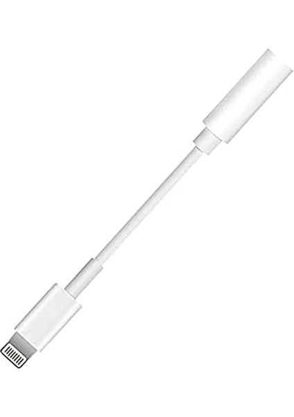 Iphone Ile Uyumlu Lightning To 3.5mm Aux Dönüştürücü Adaptör Için Kulaklık Dönüştürücü Beyaz fiyatları