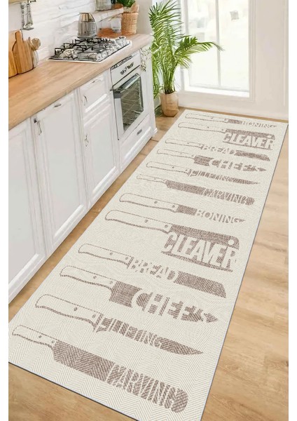 Pamuk Dokuma Taban Kaymaz Yıkanabilir Modern Yolluk Salon Yolluğu Mutfak Yolluğu Koridor Yolluğu Antre Halıları