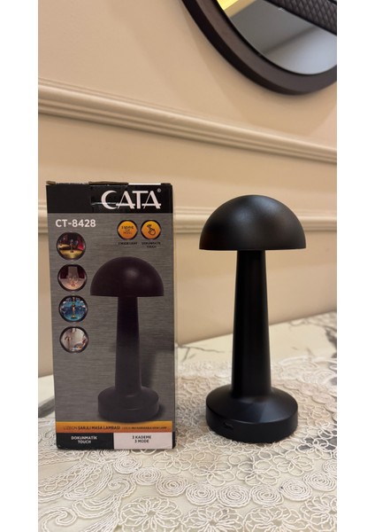 Ct 8428 Lizbon Siyah Şarjlı Masa Lambası fiyatları