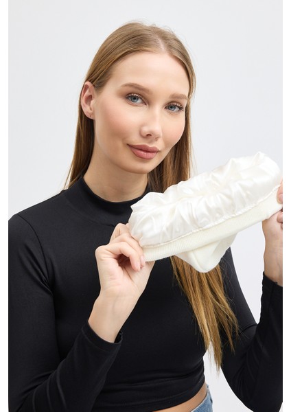 %,100 Ipek Astarlı Bere + 2 adet saf ipek toka fiyatları