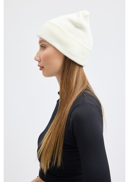 %,100 Ipek Astarlı Bere + 2 adet saf ipek toka