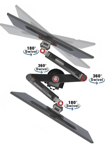 North Bayou Nb P6 40”–80” LED LCD Evrensel Ultra Güçlü Duvar Tipi Tv Askı Aparatı Montaj Aparatı