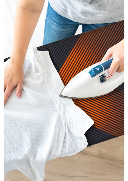 CB-105 Çoklu V Motif Çift Kat Keçeli + Süngerli Isıya Dayanıklı Ütü Masası Kılıfı Örtüsü Bezi fırsatları