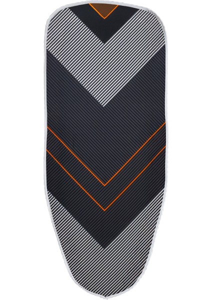 CB-104 Kalp V Motif Çift Kat Keçeli Süngerli Isıya Dayanıklı Ütü Masası Kılıfı Örtüsü Bezi