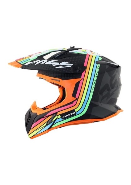 X-Cross Mat Siyah Vizörsüz Full Face Kapalı Cross Kask fiyatları