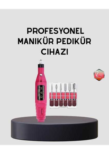 Tırnak Matkap Makinesi - Profesyonel Manikür Pedikür Cihazı, Ayarlanabilir Hız ve Sessiz Çalışma