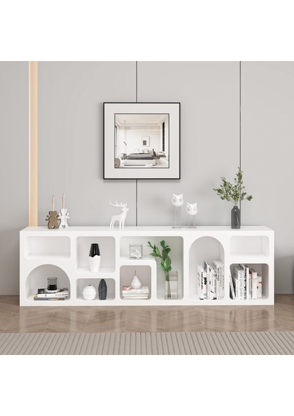 Bohem Kitaplık 170 cm Mebran - Beyaz fiyatları