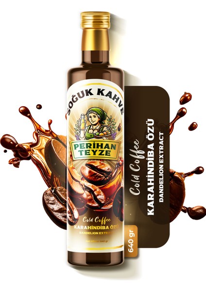 Karahindiba Özü ve Soğuk Kahve & %100 Kahve Özü 640 gr