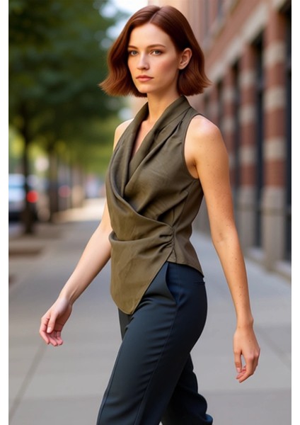 Yazlık Modal Bluz; V Yaka; Fitted; Melfi Dokuma Günlük Kullanım Için Rahat ve Şık Seçkin Malzeme modelleri