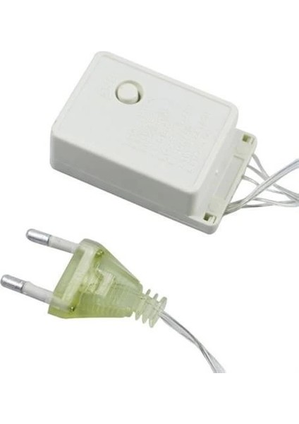 100 Ledli 8 Fonksiyonlu 10 Metre LED Aydınlatma Dekor Ası (Beyaz)