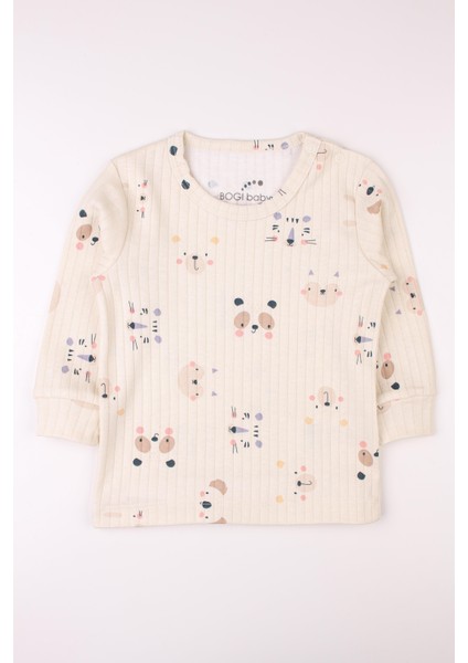 Fitilli Bebek Takımı Desenli Raporlu Alt Üst Takım fiyatları