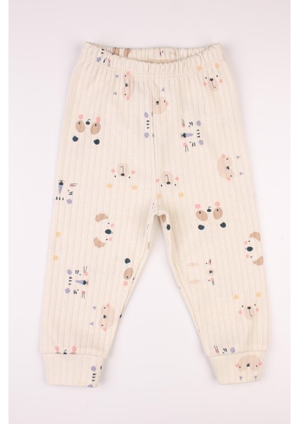 Fitilli Bebek Takımı Desenli Raporlu Alt Üst Takım fırsatları