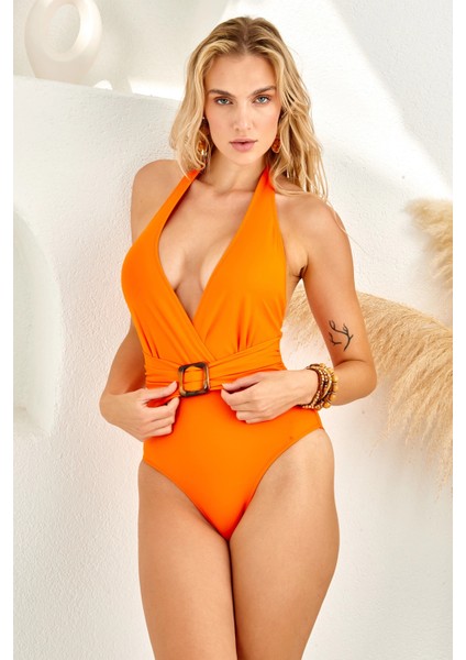 Lapıeno 4109 Boyundan Bağlı Aksesuarlı Mayo fırsatları