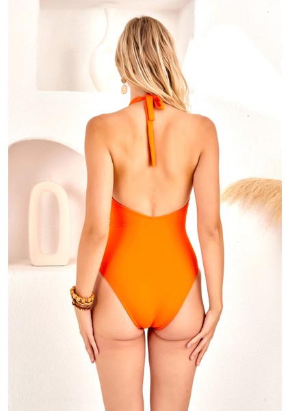 Lapıeno 4109 Boyundan Bağlı Aksesuarlı Mayo indirimleri