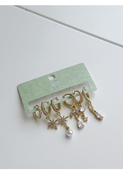 Çelik 6lı Set Küpe fiyatları