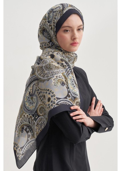 Rosella Lacivert Nilla Pamuklu Şal