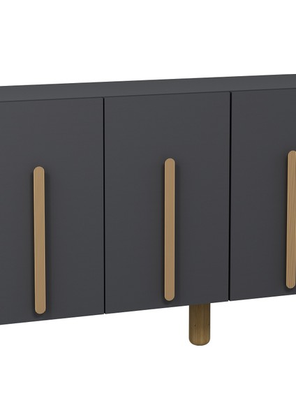 8196KB150-128DD Konsol Tv Ünitesi Antrasit-Safirmeşe