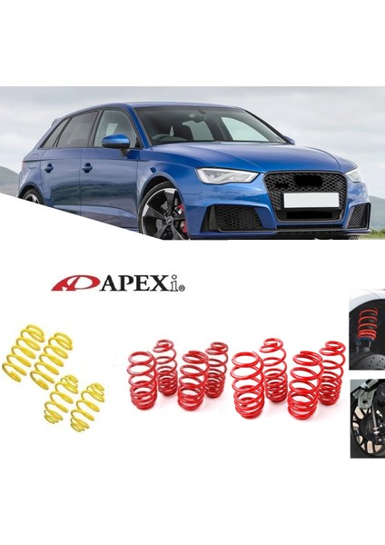 Audi A3 2013.2016 Apexi 4.5cm Helezon Spor Yay