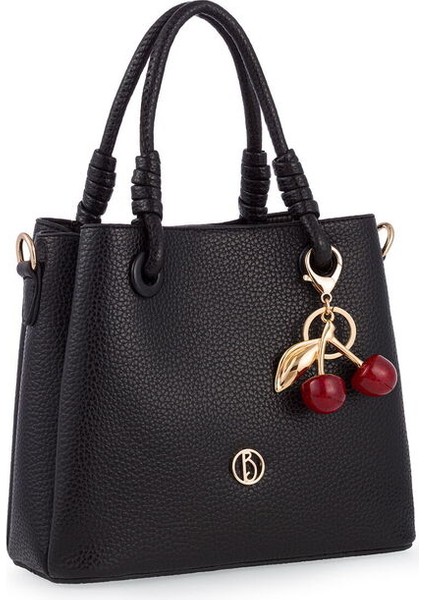 Logo Detaylı Siyah Kadın El Çantası Riv 145-R fiyatları