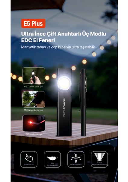 E5 Plus Ultra Ince El Feneri fiyatları