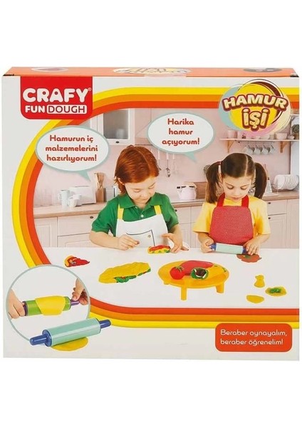 Crafy Hamur Işi Oyun Hamuru Seti 200 G 6 Parça fiyatları