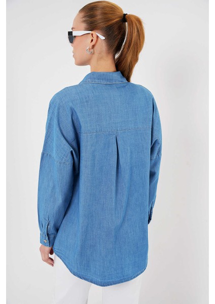 Kadın Gömlek 20280 Koyu Mavi fırsatları