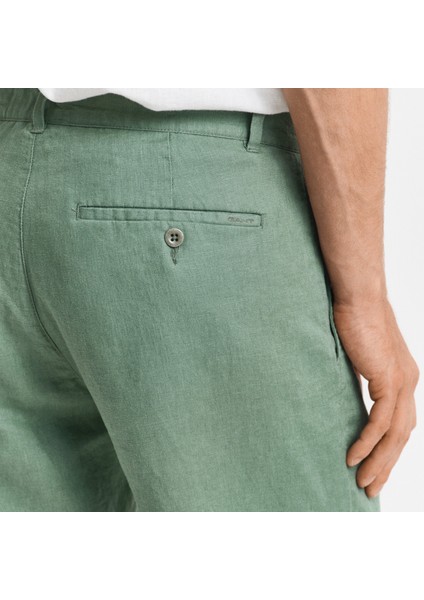 Erkek Yeşil Relaxed Fit Şort