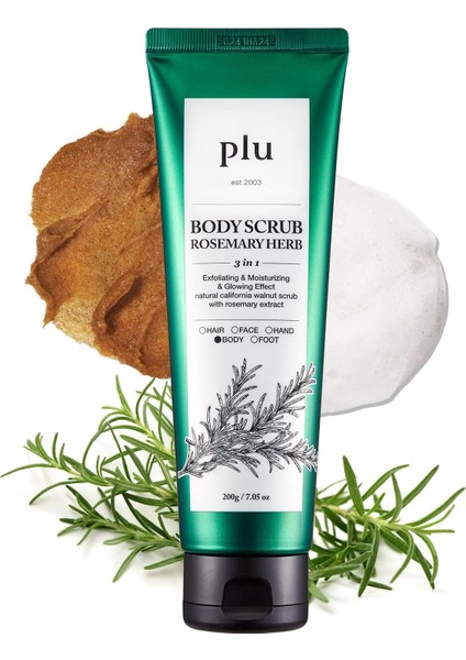 Plu Original Body Scrub Rosemary Herb 200 gr Biberiyeli Vücut Peelingi fiyatları