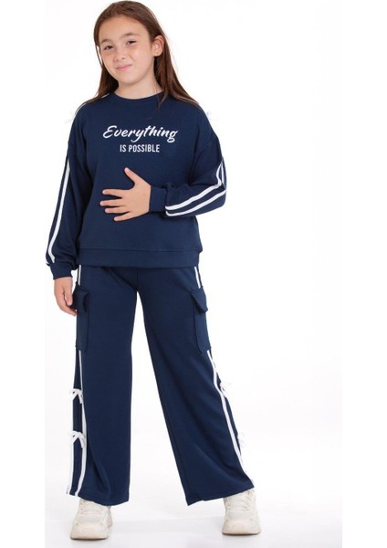 Possible Kız Çocuk Eşofman Takımı Lacivert