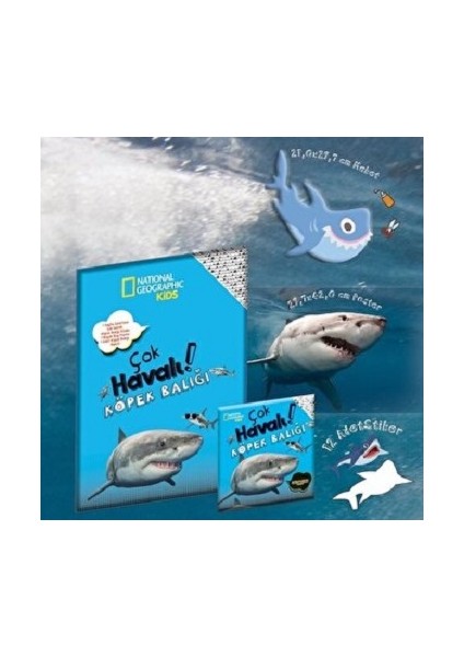National Gegographic Kids - Çok Havalı Paket – Çok Havalı Köpek Balığı
