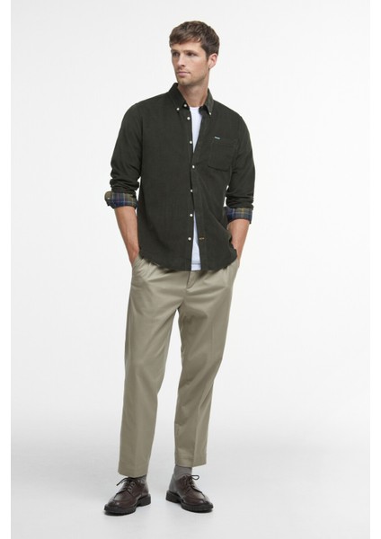 Ramsey Tailored Cord Gömlek GN91 Forest modelleri