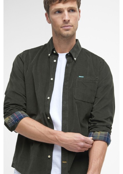 Ramsey Tailored Cord Gömlek GN91 Forest indirimleri