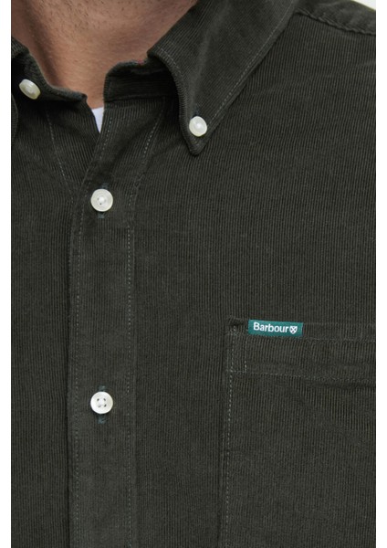 Ramsey Tailored Cord Gömlek GN91 Forest