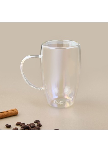 Colors Çift Cidarlı Latte Kupa - Şeffaf - 450 ml fiyatları