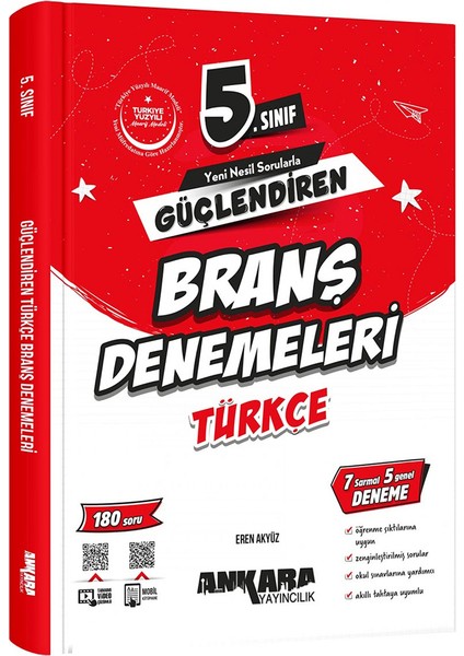 5.sınıf Güçlendiren Branş Denemeleri Türkçe (Güncel Marif Model)