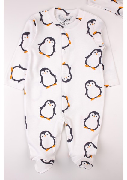 Yenidoğan Bebek Tulum Şapka Penguenli Yenidoğan Kıyafeti fırsatları