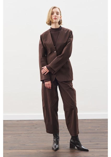 Barrel Pantolon Acı Kahve fırsatları