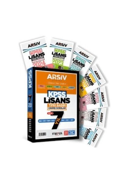 Kpss Lisans Son 7 Yıl Arşiv Serisi Tıpkı Basım Fasikül Fasikül Çıkmış Sorular
