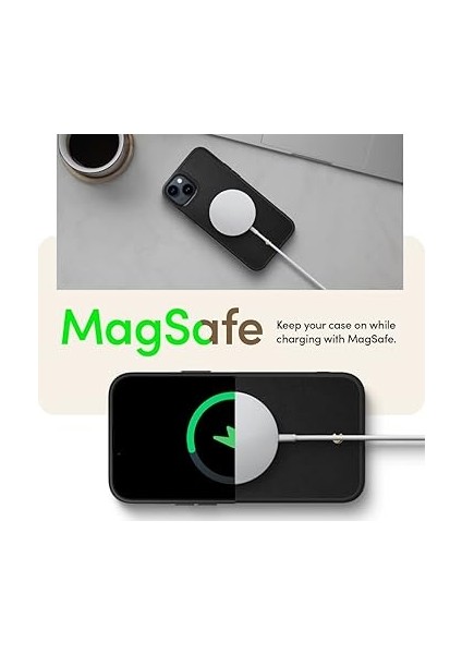 Ciel By Cyrıll iPhone 14 / 13 ile Uyumlu Kılıf Kajuk Mag Magsafe Özellikli Black - ACS05091 fırsatları