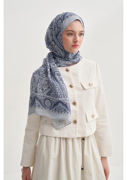 Ravena Soft Mavi Nilla Pamuklu Şal fiyatları