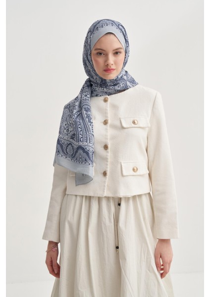 Ravena Soft Mavi Nilla Pamuklu Şal modelleri