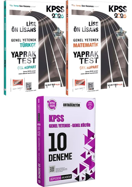 2026 Kpss Lise Ön Lisans Türkçe Matematik Çek Kopart Yaprak Test - 2026 Kpss Ortaöğretim Çözümlü 10 Deneme